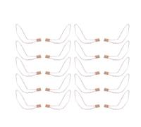 ROMISBABA Cordon de Serrage pour Étiquettes de Prix Léger et Portable en Plastique et Corde, 1000 Pièces, Style Carré, pour Boutique et Étiquetage de Produits