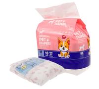ROMISBABA Couches Jetables Super Absorbantes pour Chiennes Période Culottes Menstruelles Réglables Les Fuites Pack