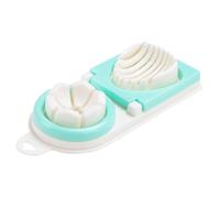 ROMISBABA Coupe-Œufs Manuel Multifonction Vert Trancheuse à Œufs Durs et Œufs Cuisine Domestique Ustensile Léger et Portable Trancheuse Pratique en Métal