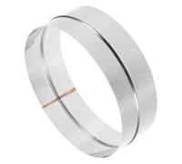 ROMISBABA Coupleur De Ventilation Acier Inoxydable Pour Tuyau De Hotte Raccord Duct Droit Pour Extraction De Fumée Et Air Adaptateur Pour Systèmes De Ventilation