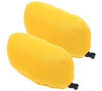 ROMISBABA Coussinet de Béquille Confortable Facile à Remplacer en Coton et Éponge Orange Protège Aisselles 1 Paire pour Usage à Domicile pour Utilisateurs Âgés