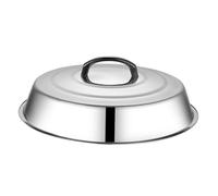 ROMISBABA Couvercle Cloche Alimentaire Inoxydable Éclaboussures pour Steak et Barbecue Domes Portable Polyvalent pour Cuisine et Restaurant
