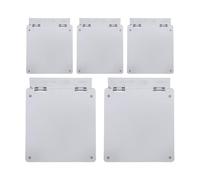 ROMISBABA Couvercle de Protection Noir pour Thermostat de Climatisation Centrale 5pcs en Plastique Résistant Design Sécurisé Anti-garçon et Filles pour Bureau et École