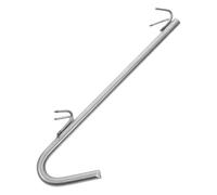 ROMISBABA Crochet Acier Inoxydable pour Barbecue Accessoire de Portable Crochet à pour Suspendre Saucisses et Cuisson Extérieure