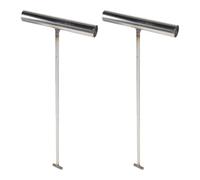 ROMISBABA Crochet de levage en acier inoxydable 2pcs pour plaque d'égout argent multifonctionnel capacité de charge élevée pour travail et usage quotidien