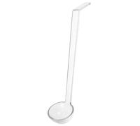 ROMISBABA Cuillère à Sauce Transparente en Plastique PC Manche Long Léger, Accessoire Cuisine pour Buffet, Service de Sauce et Soupes