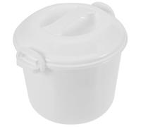 ROMISBABA Cuiseur Riz Micro Ondes avec Couvercle Récipient Réutilisable Plastique Alimentaire Cuit Riz et Plats Chauds pour Maison Bureau Restaurant et Fête