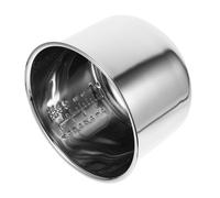 ROMISBABA Cuve Intérieure Acier Inoxydable pour Cuiseur Riz Capacité Familiale et Polyvalente Compatible Pot de Remplacement
