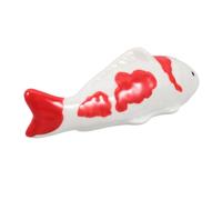 ROMISBABA Décoration Aquarium Poisson Flottant Original Ornement de Bassin et Jardin Statue Rouge à Pois Accessoire Décoratif Attrayant pour Aquarium et Étang