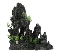 ROMISBABA Décoration Aquarium Rocaille Simulée Pierre Artificielle pour Aquarium et Crevettes Cachette Naturelle Ornement Poisson Adaptable à Toutes