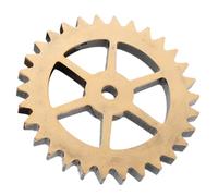 ROMISBABA Décoration Murale Engrenage Vintage Industriel Pendentif Hexagonal Doré pour Bureau Salon Chambre