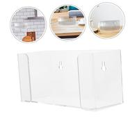 ROMISBABA Distributeur Mural Support Acrylique Pour Protections Faciales Organisateur De Rangement Pour Laboratoire