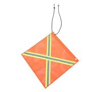 ROMISBABA Drapeau Réfléchissant PVC pour Sécurité Routière Signalisation Camion et Remorque Visibilité Nocturne et Conditions Météo Difficiles Résistant à et Aux UV