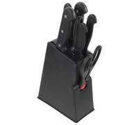 ROMISBABA Ensemble de Couteaux Cuisine Bloc et Affûteur en Acier Inoxydable Facile à Nettoyer et Gain de Place, pour Ménagères et Cuisiniers