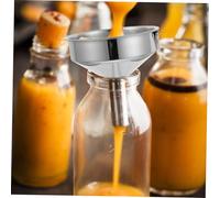 ROMISBABA Entonnoir Inox Large Ouverture Acier Inoxydable avec Filtre Entonnoir Liquide pour Sauce Soja Vin et Transfert Rapide des Cuisine