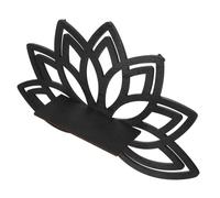ROMISBABA Étagère Murale Flottante Forme Fleur de Lotus Rangement Compact et Décoratif pour Cuisine et Salle de Bain Support Robuste pour Objets Décoratifs et Cristaux Design Minimaliste
