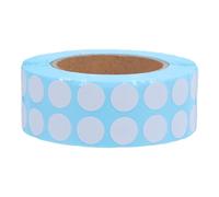 ROMISBABA Étiquettes Autocollantes Rondes Blanches 3000 Pcs Rouleau Petites Étiquettes Adhésives Inscriptibles Compatibles Congélateur et Organisation la Cuisine Autocollants Amovibles