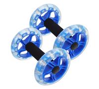 ROMISBABA Fitness Double Roue pour Abdominaux Appareil Dentraînement Stable et Antidérapant Renforcement Musculaire à Brûle Calories Portable et Bleu