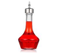 ROMISBABA Flacon Compte-gouttes en Verre Argenté 50ml pour Barman, Outil de Cocktail sans Fuite Surface Lisse, pour Animer Vos Soirées Entre Amis
