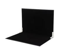 ROMISBABA Fond Photo Noir Double Face en Velours et Carton, Pliable et Compatible Polyvalent, pour Clips Courts et Flat Lay en Photographie Culinaire et Bijouterie