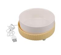 ROMISBABA Gamelle pour Chat chauffante à température constante Bol Chauffant électrique pour Animaux de Compagnie Bol d'eau chauffé pour Chien
