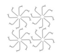 ROMISBABA Goupilles De Verrouillage Robustes 5x47 Mm en Fer Renforcé pour Rayonnages à Palettes, Boulons Métalliques De Sécurité pour Maison Et Industrie, Adaptées Aux Racks Lourds, Lot de 50 Pièces