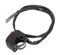 ROMISBABA Interrupteur pour Guidon Moto Commutateur Durci Off pour Feux de Détresse Compatible Motos Scooters et Quads Installation Facile