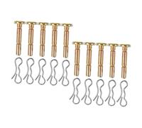 ROMISBABA Jeu de Goupilles de Cisaillement Acier Inoxydable pour Souffleuse à Neige Légères Résistantes et Durables Accessoires de Remplacement pour Équipements de Déneigement