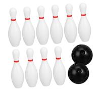 ROMISBABA Jeu de Quilles Mini Bowling Plastique avec Quilles et Boules Jeu Intérieur et Extérieur pour Famille Kit Sportif pour Activité Ludique et Motricité