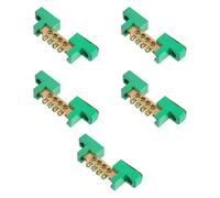 ROMISBABA Kit Bornier à Barrette 5 Pièces en Plastique Technique Barrette Raccordement Électrique pour Mise la Terre et Installation Industrielle