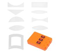 ROMISBABA Kit D'expérimentation Optique Scientifique Expérience Pratique Polyvalente Lentilles en Plastique pour Laboratoire et Usage Domestique