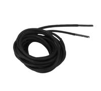 ROMISBABA Lacets Ronds en Coton Ciré Noir 120 Cm pour Chaussures Brogues, Usage Pratique, Résistants la Moisissure, Style Classique Habillé