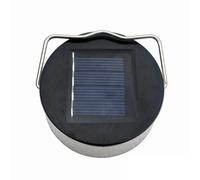 ROMISBABA Lampe Solaire Extérieure Étanche LED Sphérique Suspendue Acier Inoxydable pour Jardin et Terrasse Lumière Blanche Solaire