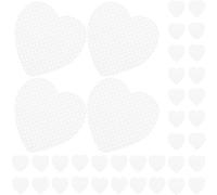 ROMISBABA Lingettes pour Dissolvant Vernis en Coton Forme de Cœur, Surface Douce et Facile à Utiliser, 200 Feuilles Boîte de Rangement, pour Manucure Rapide
