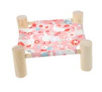 ROMISBABA Lit Lavable pour Cobayes avec Hamac Détachable Lit Élevé pour Rongeurs Confort Optimal pour Hamsters Et