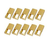ROMISBABA Lot de 10 Boîtes Présents Tiroir Rectangulaires Pliables 19x14x5,2 Cm Couleur Or Mat Multifonctions Emballage Présents pour Rangement Petits Objets Décoratifs