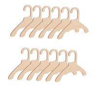 ROMISBABA Lot de 10 Cintres en Bois pour Vêtements De Chien Et Chat Résistants À Lusure Protègent Les Épaules Faciles À Transporter À Lintérieur Et À Lextérieur