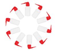 ROMISBABA Lot de 10 Flacons Laveurs Souples en Plastique Transparent 150 Ml Gradués pour Rinçage de Sécurité Nettoyage de Laboratoire et Arrosage de Plantes Grasses