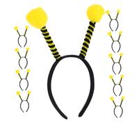 ROMISBABA Lot De 10 Serrage-têtes Abeille Garçon Et Filles, Bandeau Antennes De Bourdon, Accessoire Costume D'abeille Pour Tout-petit, Léger Et Confortable, Fêtes Et Halloween