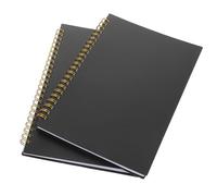 ROMISBABA Lot de 2 Cahiers de Comptabilité Couverture en Polypropylène Imperméable 60 Feuilles à Petites Carreaux Verticales et Horizontales Cahiers de Notes Portables pour Suivi des