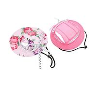 ROMISBABA Lot De 2 Chapeaux à Visière pour Animaux De Compagnie, Chapeau De Soleil en Tissu Léger, Taille m Et Taille Poupon, Protection Solaire pour Chiens Et Chats, Usage Extérieur Et Loisirs