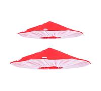 ROMISBABA Lot de 2 Chapeaux Champignons à Pois pour Déguisement Cosplay et Fêtes Taille Unique Unisexe Matière Légère et Confortable Accessoires de Costume Festifs pour Garçon et Filles