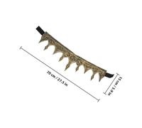 ROMISBABA Lot de 2 Couronnes Médiévales en Pu, Accessoires Cosplay pour Hommes, Couronnes de Roi Rétro Dorées, Bandeaux Réglables pour Déguisements, Fêtes, Halloween, Bal de Promo