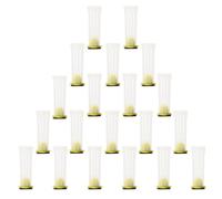 ROMISBABA Lot de 20 Protections Anti-morsure en Plastique pour Cellules Royales, Couvre-cage Léger et Solide, Outil Apiculture pour Ruches, Fourniture Apicole Pratique et Résistante