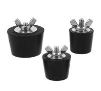 ROMISBABA Lot de 3 Bouchons de Vidange en Caoutchouc pour Piscine Protection Antigel des Canalisations de Piscine Étanchéité Optimale pour Hivernage Accessoires Hors Sol