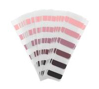 ROMISBABA Lot de 3 Paquets D’onglets Autocollants D’index Auto-adhésifs à Dégradé Noir et Rose, Tailles Variées, Marque-pages Adhésifs Multifonctions pour Cahiers, Classeurs et Organisation