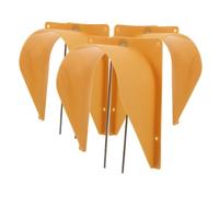 ROMISBABA Lot De 3 Portes à Pigeon Unidirectionnelles en Abs Et Acier Inoxydable, Porte De Cage Moyen Format pour Maison De Pigeons Voyageurs, Accessoire Solide pour Cage à Oiseaux en Intérieur