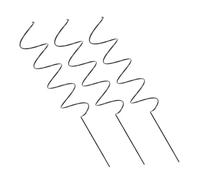 ROMISBABA Lot de 3 Tuteurs Spirale pour Plantes Grimpantes Jardin et Potager, Support Extérieur en Acier Robuste, Hauteur Moyenne, Tuteur de Tomates et Légumes Surélevés, Fixation Facile