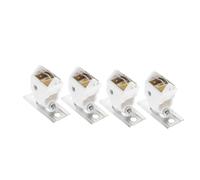 ROMISBABA Lot de 4 Verrous de Poulie Universels pour Stores Romains Serrure en Métal et Polyester Verrou de Cordon de Rideau Compatible Stores Verticaux Accessoire Pratique pour Fixation et