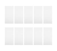 ROMISBABA Lot de 50 Films Thermorétractables Blancs en PET 13X26 CM pour Sublimation Paquet Rétractables Haute Température pour Gobelets 20 Oz Adaptés Four et Transfert Thermique